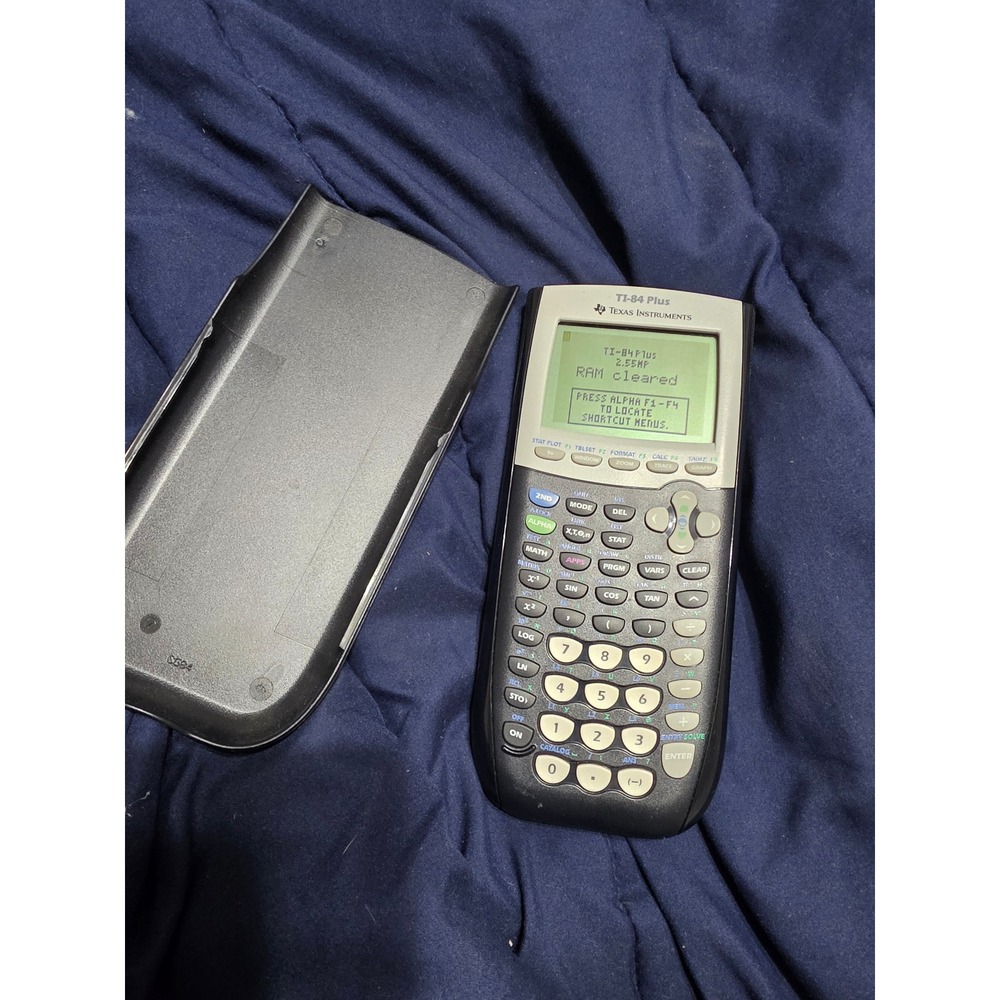 Texas Instruments TI-84 Plus Graphing Calculator Black with Cover